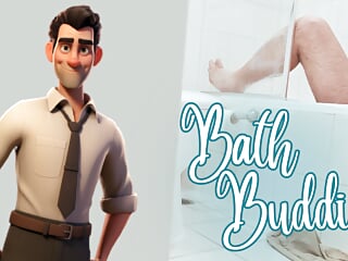 Step Gay Dad – Bath Buddies – Hot House with Sexual Tension so Thick It Ends up All Over Stepdad's Sexy Toes