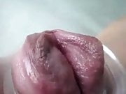 Close up pussy pumping