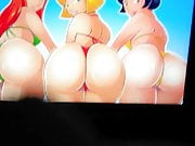  Cum on Totally Spies Beach Asses!!