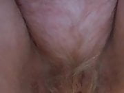 My mature redhead wife peeing pussy