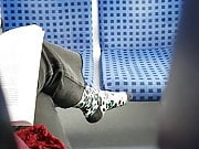 Nice socks on train 3