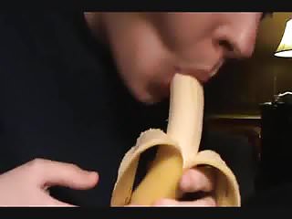 Banana self suck...