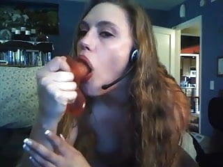 Dildo Deepthroat, New to, Blowjobs, Deepthroated