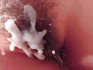 Hairy Pussy, Cumming, Cum on Pussy Compilation