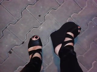 My Platform Wedge Sandals...