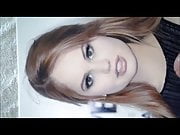 Debby Ryan Cumshot tribute (normal speed and slow motion)