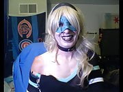 Sexy Hot Blue Cheerleader (webcam view)