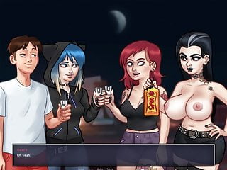 Summertime Saga - Naked Party On The Roof (Pt.21)