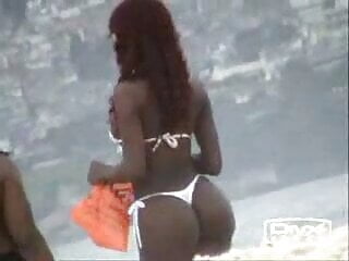 Black, African, Bunny, Ebony Beach
