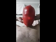 Breathplay balloon red wank