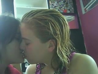Kissing in webcam...