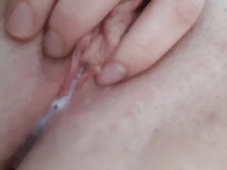 Girl Fingered, Cream, Creamie, Girl Fingering Pussy