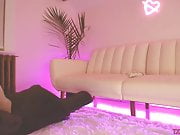 cosplay naive masturbating in a pink room p6