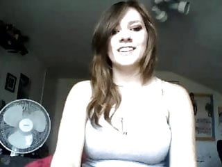 Girl shows boobs on cam