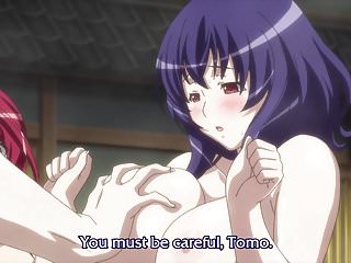 Anime tits bath scene seikon no qwaser...