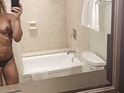 Solo fbb naked nude mirror posing