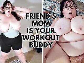 Friend&#039;s Busty BBW Stepmom Is Your Workout Buddy