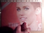 Cum Tribute on Mileys Face