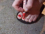 Slave J1306: Pretty nails in red