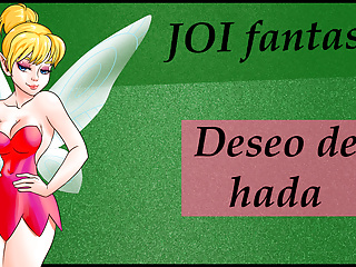 Spanish fantasy audio JOI with magical fairy. 