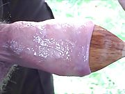 Another outdoor foreskin spoon video 