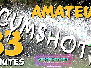 Wifebucket presents 33 minutes of the hottest homemade REAL cumshots