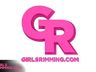  video: GIRLSRIMMING - Juicy rimming training at the gym
