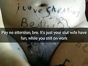 Your slut wife just had fun with your big dick friend, cuck!