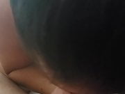 18 year old Asian with big tits sucks my dick