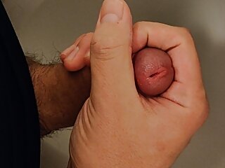 Pov Bear Risky Public Pissing At Workplace And Playing With Piss And Cum Edging...