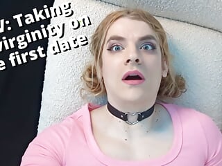 POV Taking Cute Sissy&#039;s Virginity on the First Date - full vid on LayneLovee Manyvids