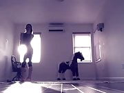 Evangeline Lilly teasing dance