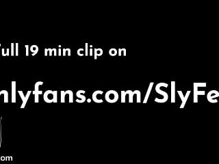  video: Footjob, solejob and huge cum load on soles right after a new pedicure with blue toes