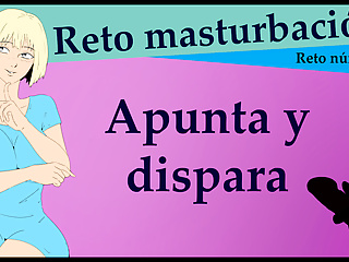 Spanish MINIJOI. Apunta con tu semen, dispara y consigue puntos.