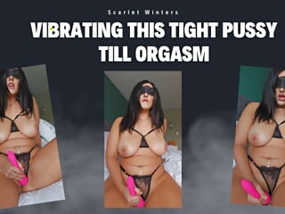 Female Masturbation, Thong, Orgasm, Big Tits