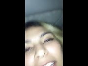She tells him to cum on her face and in her mouth