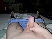 Young cock playing