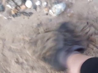 Kicking Skirt At The Beach...