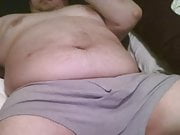 fat man jerking off to cam girl