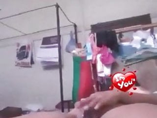 Wife having fun squirting at hostel...