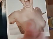 Miley Cyrus cock tribute #1