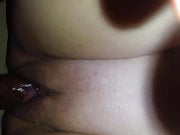 wife creampie (top view)