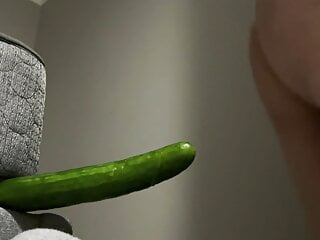 Taking A 9 Inch Cucumber