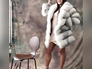 Fetish, Babe, Fur Coat, Fur