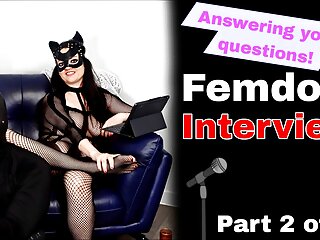 Femdom Q&amp;A Interview Questions Real Life Couple Marriage FLR Slave Bondage BDSM Milf Stepmom 