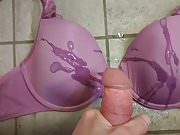 Purple bra