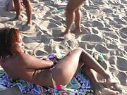Ebony Beach Massage (Boobs & TITS Massaged)