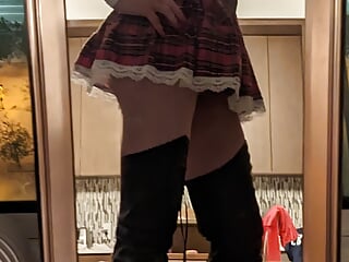 Naughty School Girl Sissy