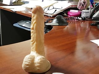 Ass on my bosses desk...