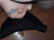 Pissing on wife's panties